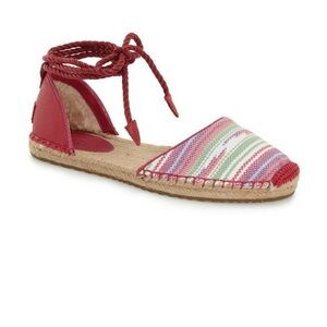 Womens Ugg Libbi Serape Espadrilles D'Orsay Flats Summer Shoes size 8!